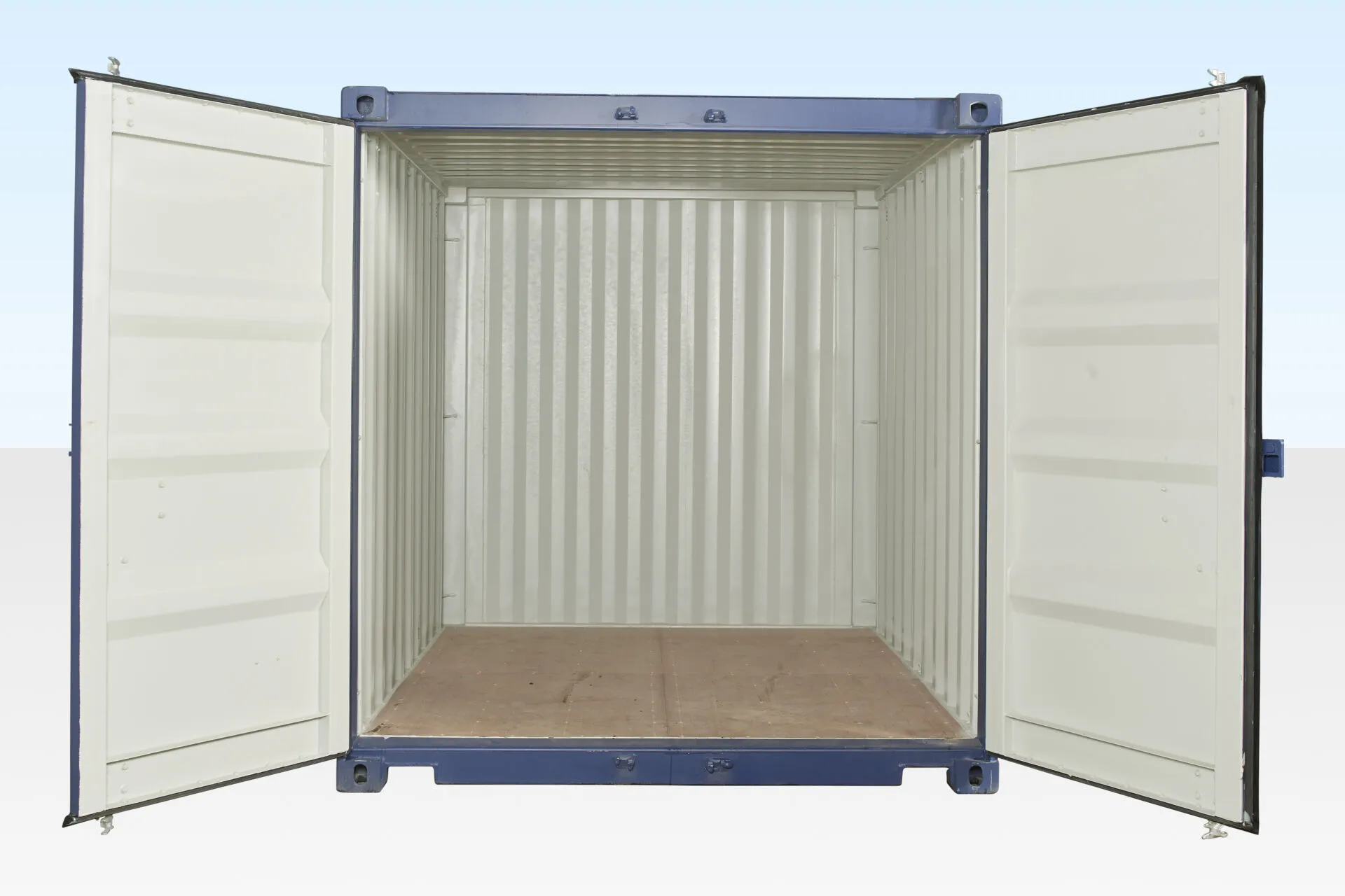 10Ft X 8Ft Shipping Container (One trip) - Blue - Image 3