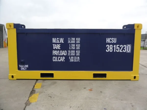 10ft DNV 2.7-1 Half Height Open Top Containers - Image 2