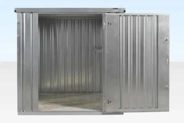 (2m) Flat Pack Metal Store - Image 2