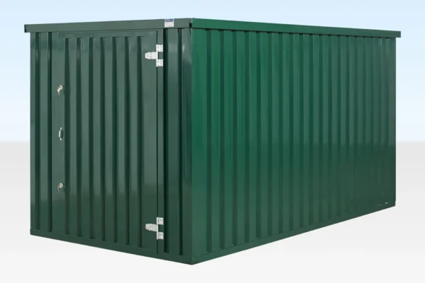 4m x 2.1m Powder Coated Flat Packed Store - Image 3