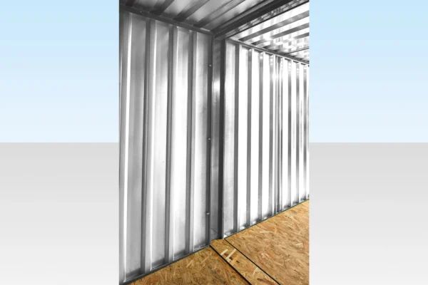 6M X 2.1M End Linked Flat Packed Container Bundle (Galvanised) - Image 4